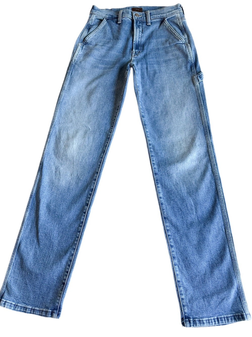 MOTHER High Waisted Utility Straight Leg Jeans So Long Wash Size 27 - Picture 3 of 10